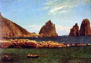 Albert Bierstadt Albert Bierstadt Capri oil painting artist
